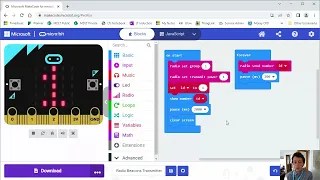 Picture of code for radio networks.